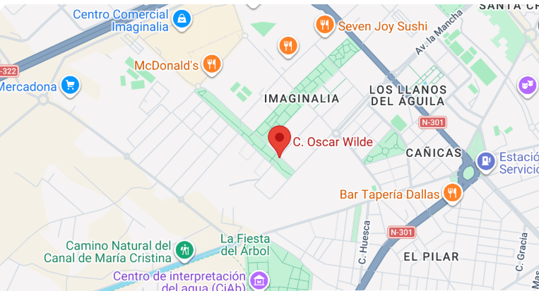 Mapa de localización del inmueble